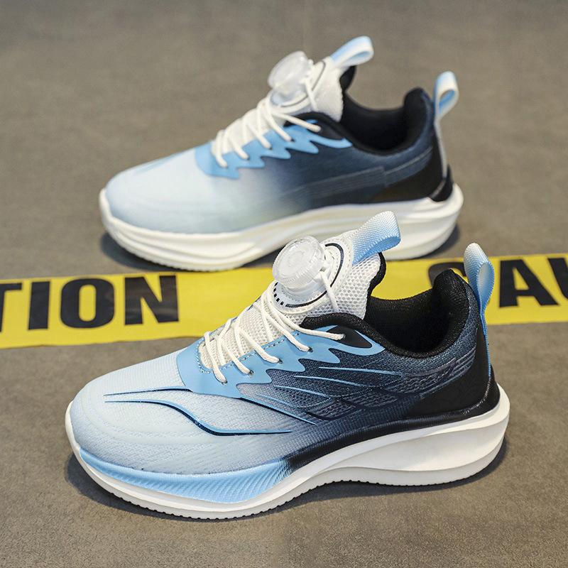 Children's Shoes Boys' Casual Sports Shoes Spring New Breathable Red Rabbit Running Shoes Girls Middle School Children and Primary School Students
