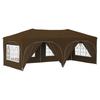 Pop Up Party Tent 575 X 288 X 245 Cm Taupe Oxford Fabric