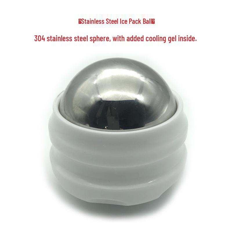 

54 Массажный шарик из нержавеющей стали для горячей/холодной терапии, массажа меридианов и фитнеса всего тела