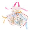 5Pcs Fresh Flower Bags Wedding Gift Bags Sweet Bags With Handles Multi-Functional Drawstring Pouches Durable And Beautiful
