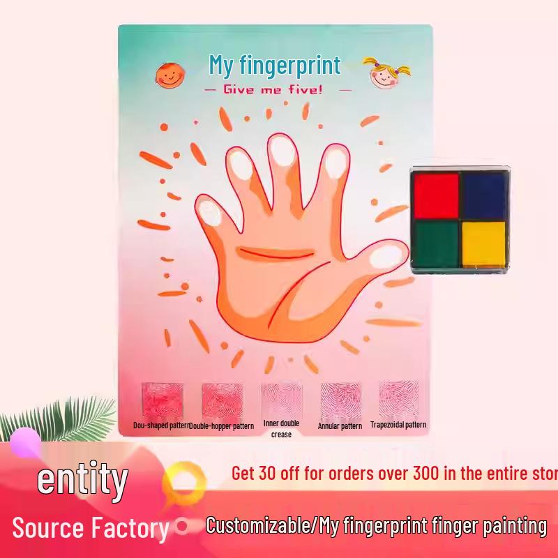 DIY Fingerprint Recognition Kit for Kids – Science & Art Exploration Set for Finger Painting Other