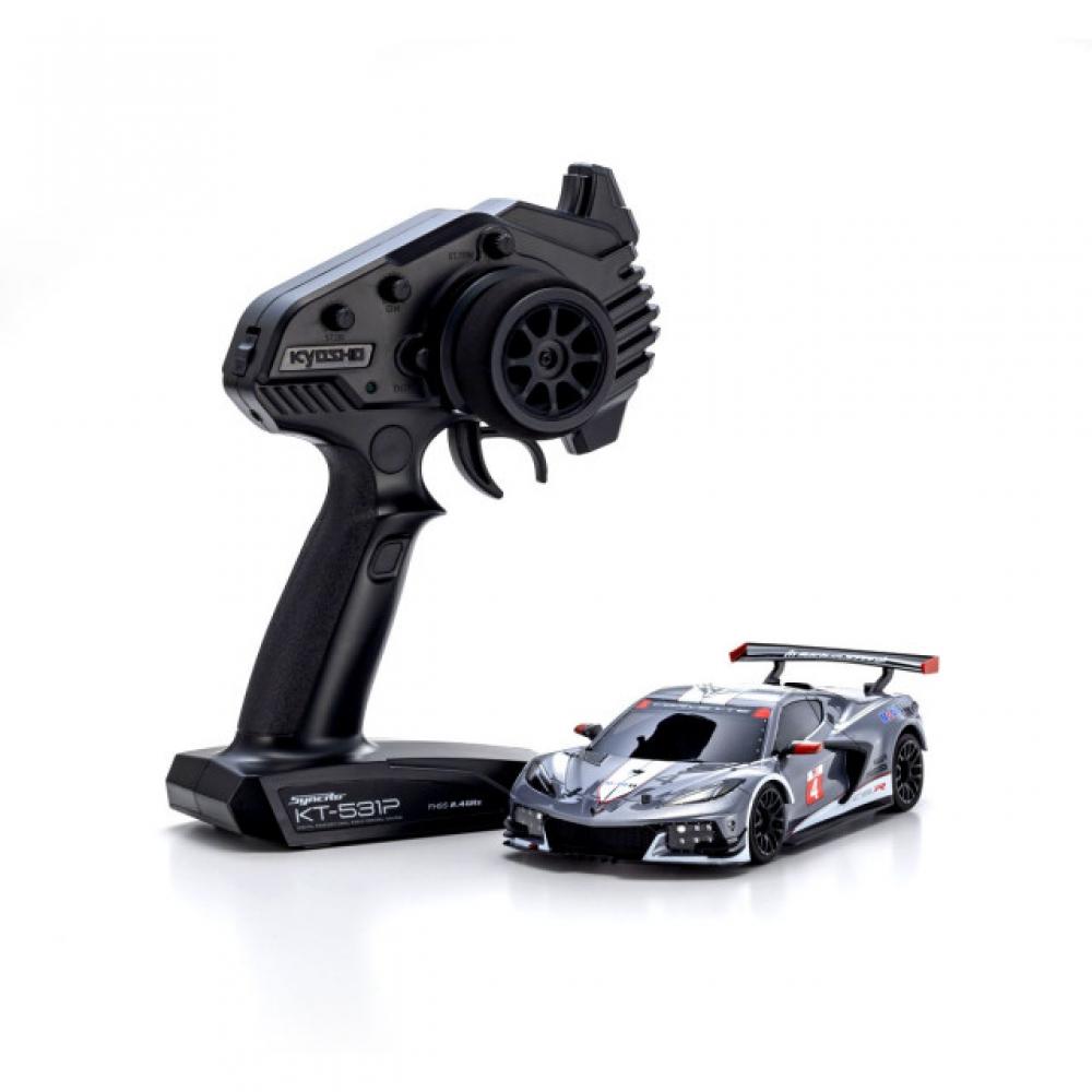 

Kyosho Mr 04rwd Chevrolet Corvette C8.r Gunmetal White Readyset