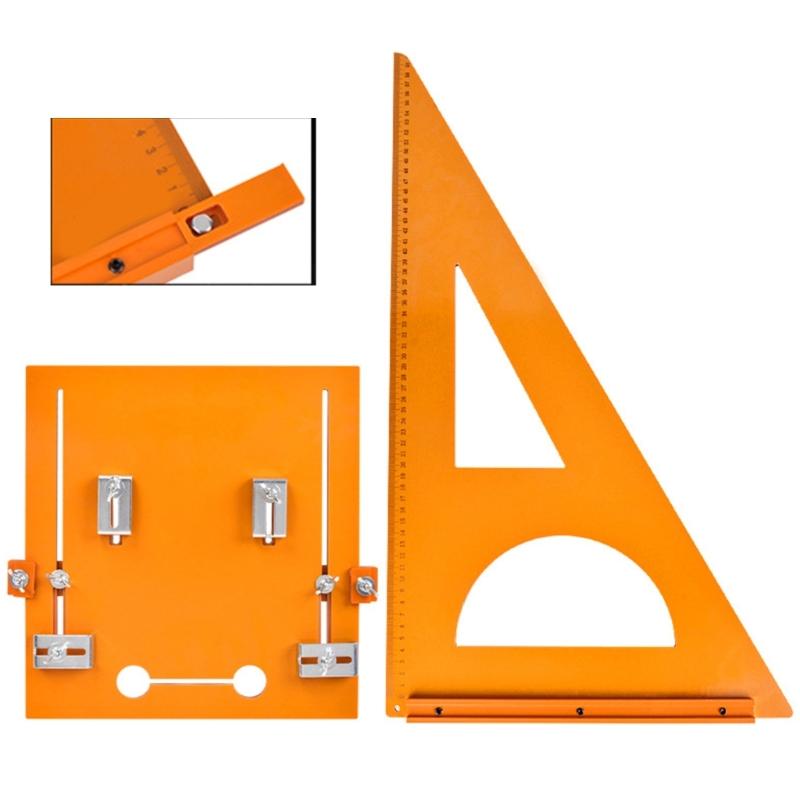 High Precise 90 Degree Triangular Ruler Suitable For Woodworking Construction& DIY Projects With Electric Wood Material