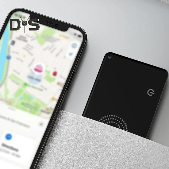 Wireless Charging Wallet Tracker Card Ultra-Thin Design Portable Bluetooth-compatible GPS Locator Waterproof Thin Item Finder
