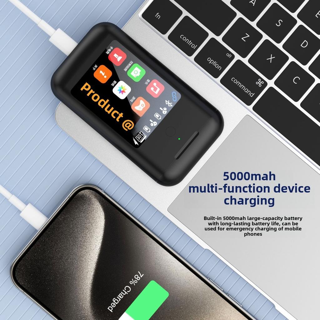 TWSBluetooth Wireless Headset 8000mAh Charging Case In-ear Headset Mobile Power Supply with Microphone 2in1 HiFi Stereo Earplugs