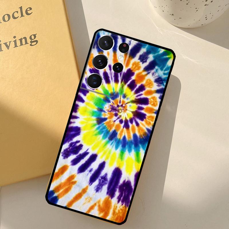 Rainbow Spiral Tie Dye Phone Case For Samsung Galaxy S25 Ultra S20 S21 S22 S23 S24 Plus S9 S10 S25 FE Cover Shell