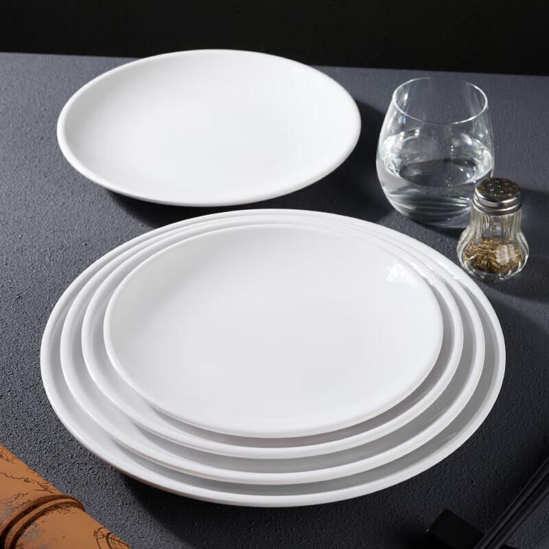 Minimalist 10-inch Round Ceramic Dinner Plate