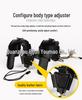Adjustable Leather Double Shoulder Saxophone Strap for Alto, Tenor & Soprano - Suitable for Adults & Children