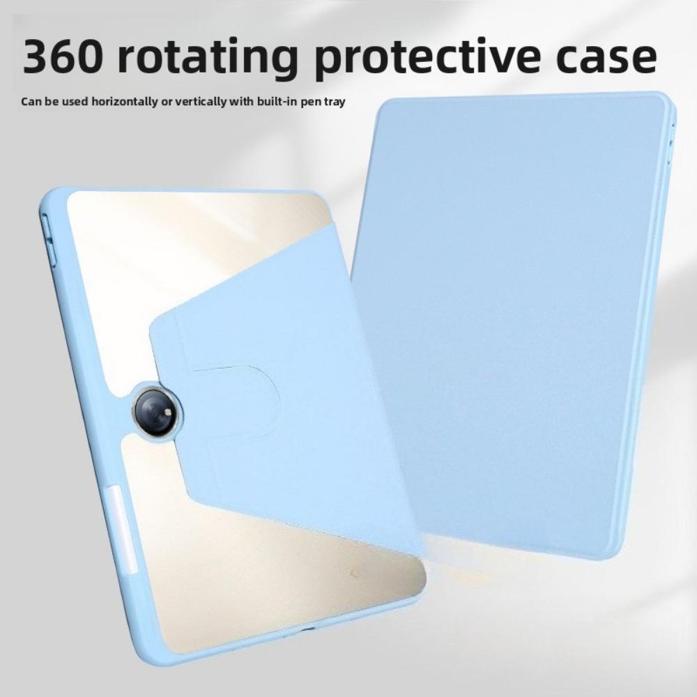 Wstrząsoodporne etui dla OPPO Pad 4 Pro z obrotem 360 stopni dla 11,6-calowego Air 2 z twardą akrylową tylną okładką
