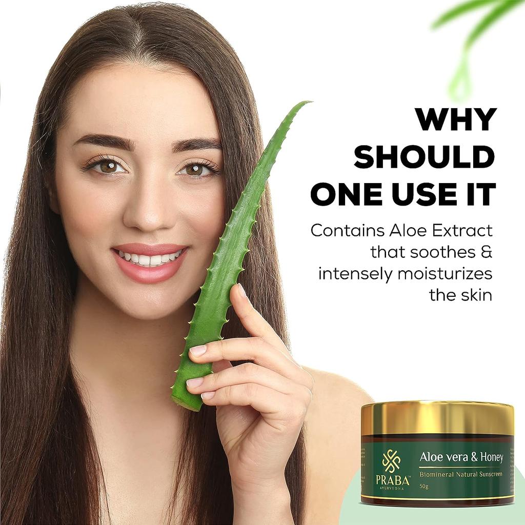 AYURVEDHA Biomineralischer natrlicher Sonnenschutz mit Aloe Vera und  Honig, fr Mnner und Frauen | Hautaufhellung fr fettige Haut  50 g  gnstig kaufen  Preis, kostenloser Versand, echte Bewertungen mit Fotos   Joom