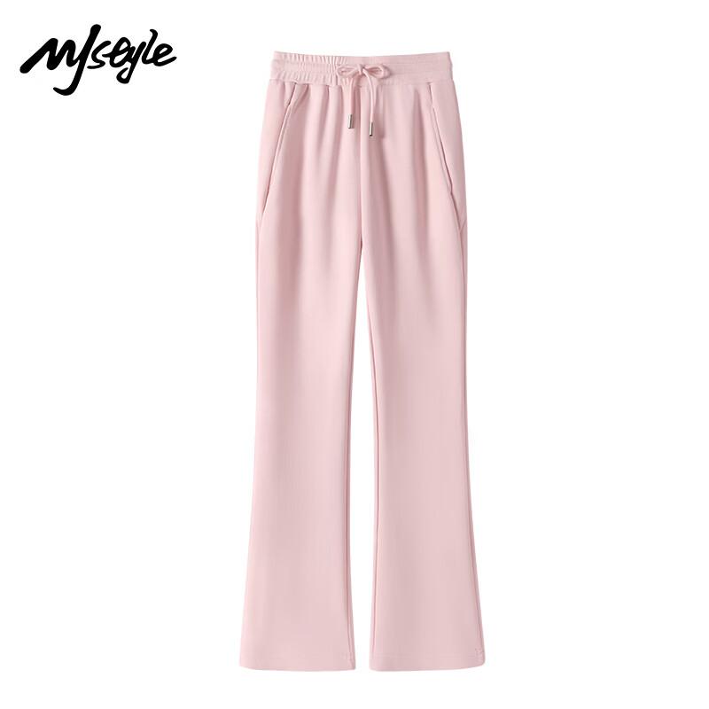 MJ STYLE Women s High-Waisted Flared Pants S