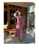 NEWOPEN 2025 Early Spring French Retro Striped Waist-Hugging Dress C3617
