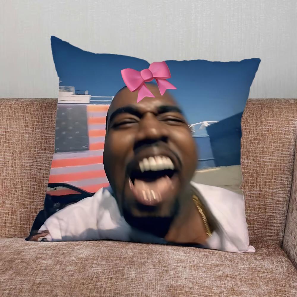 K-Kanye West YE Funny Pillow Case For Home Bedroom Car Office Decoration Living Room Sofa Cushion Cover Suitable