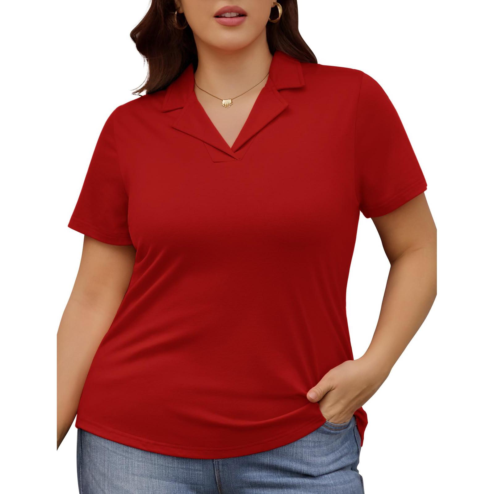 

Women s V-Neck Shirt Casual Elegant Boho Color T-Shirt Top XL