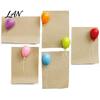 Office Magnetic Decor 6Pcs/Set 3D Balloon Refrigerator Magnet, Shape Memo Photo Holders Holder Decorative Magnet for Whiteboard Locker Fridge