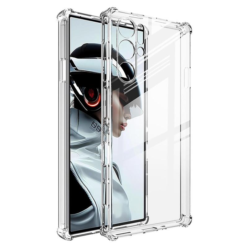 TPU Transparent Phone Case for ZTE Nubia Red Magic 10 Air 9 Pro 9S Pro Protective Cover Shockproof Shell Fundas Capa Coque