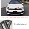 Für VOLKSWAGEN VW 2026 Neu 2 Stück 135mm 110mm Auto Frontgrill-Emblem und Heckklappen-Emblem Logo Auto Styling Für Golf 6 MK6 2009