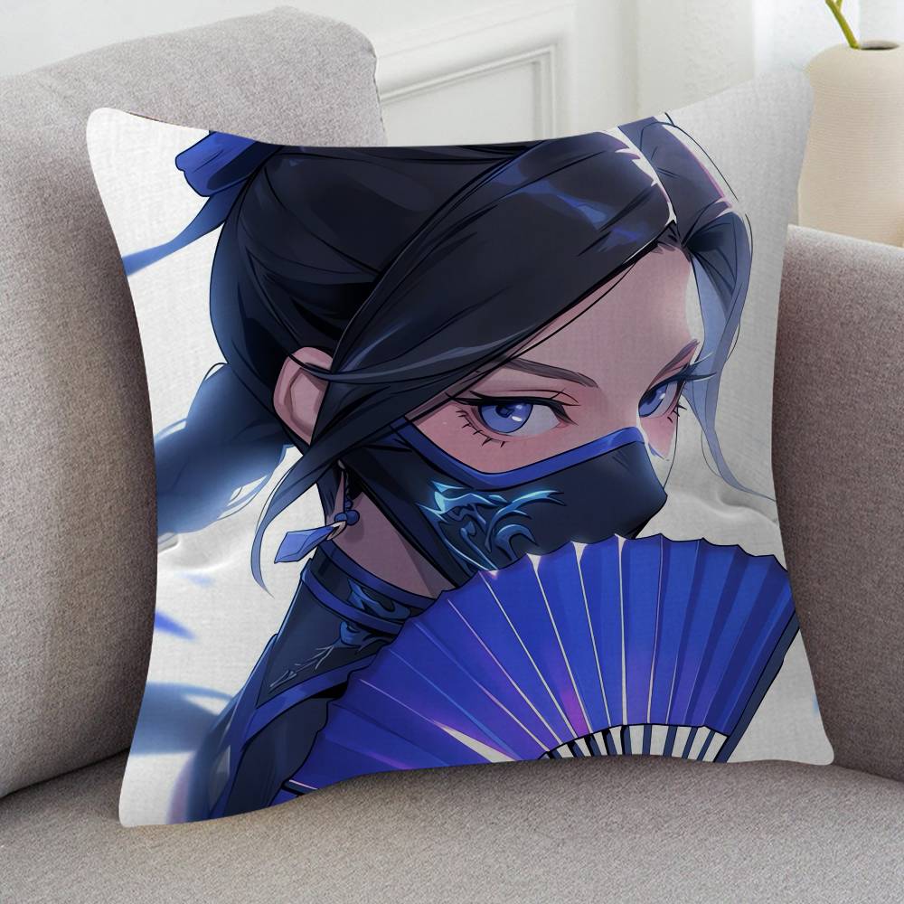 Game Mortal Kombat Pillow Case Soft Double Sided Print Sofa Cushion Cover Throw Pillow Covers