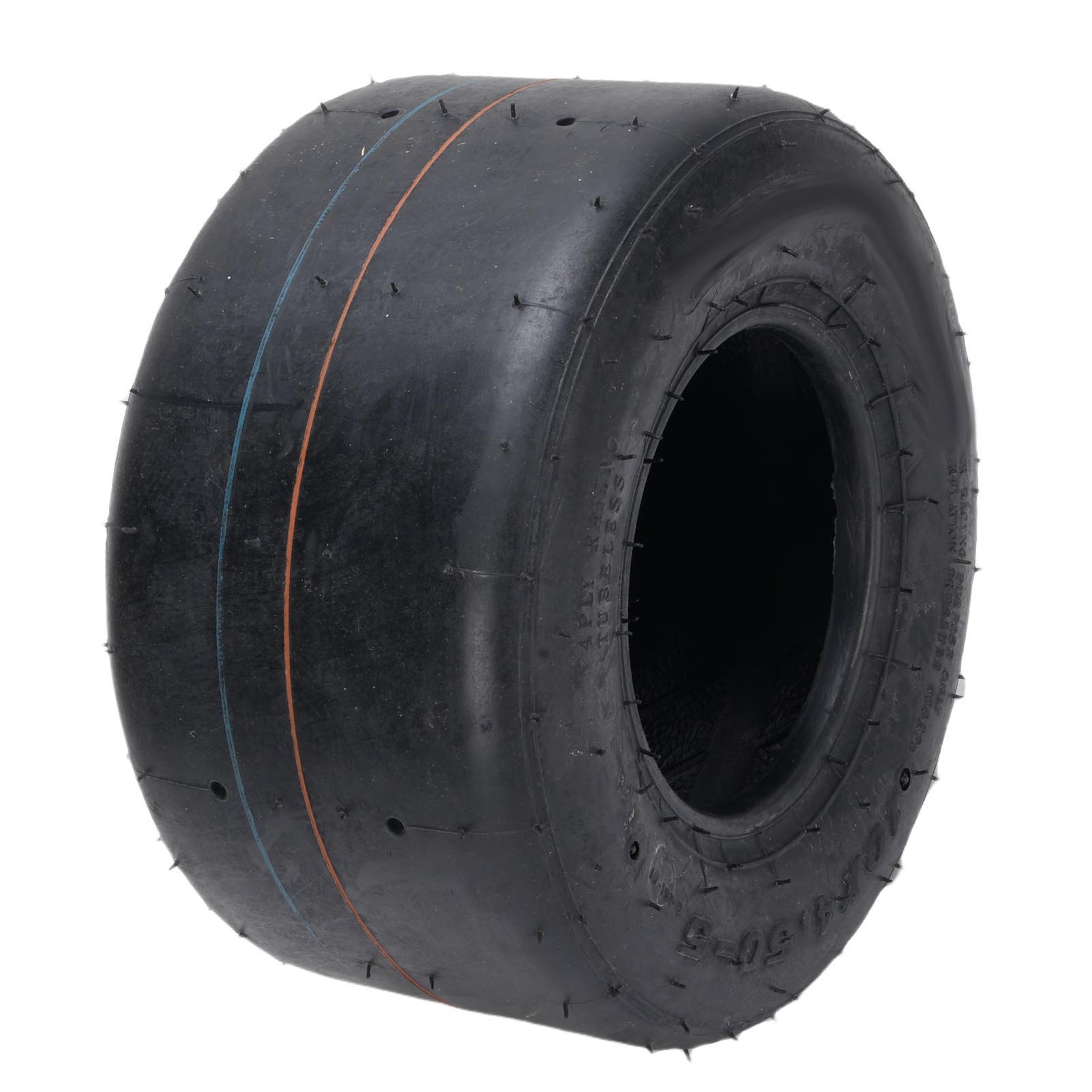 Pneumatico Slick Tubeless in Gomma 4 Teli a Prova di Foratura da Corsa Slick Tubeless 10x4.50 5 per Drift Trike e Go Kart