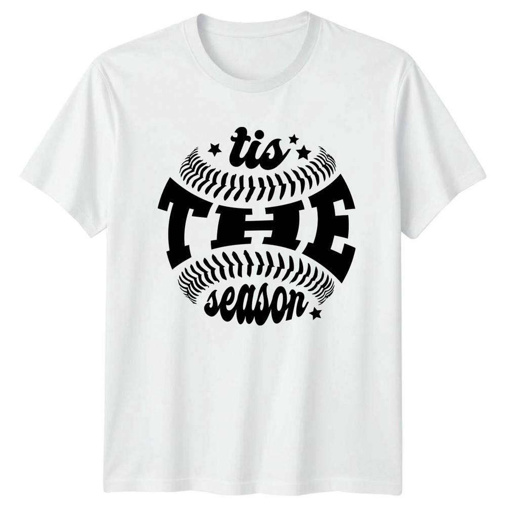 Tis The Season TShirt Baseball Game Sports Fan Fathers Day Gift For Him And Her S