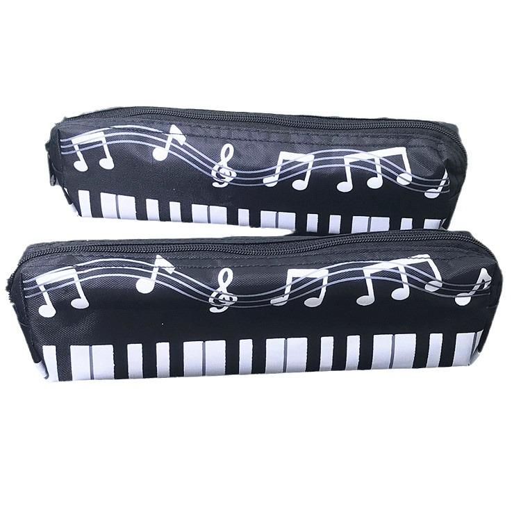 Musical Note Piano Pencil Case for Kids - Student Stationery Gift Bag