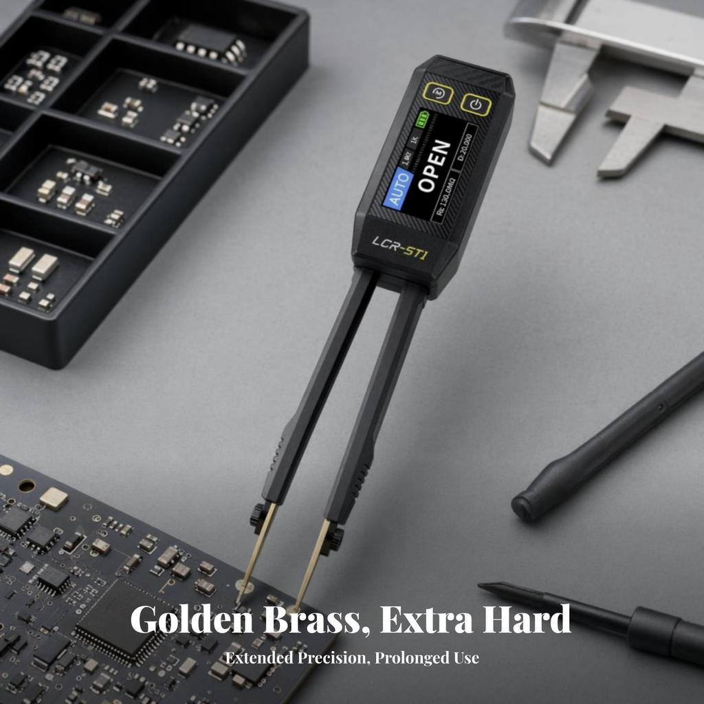 L/C/R Tweezer Tester Automatic Recognition Handheld Bridge Type C Charging Digital