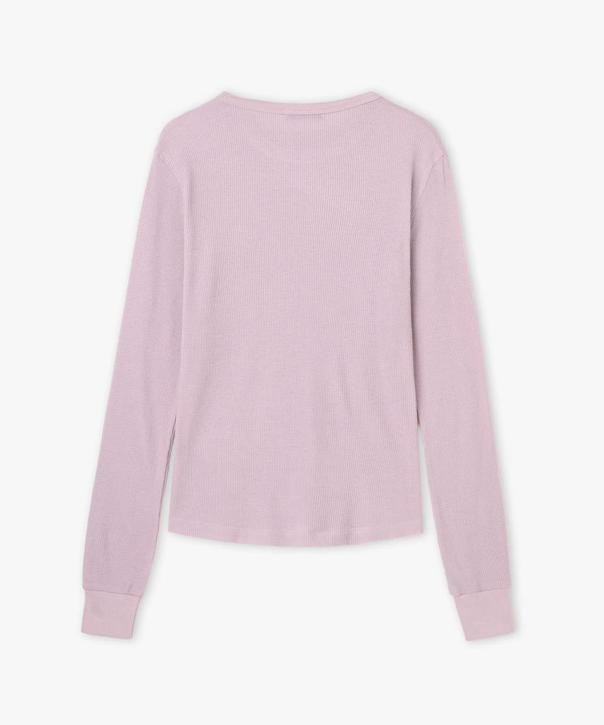38COMEONCOMMON Waffle Slim Long Sleeve (Powder Pink)