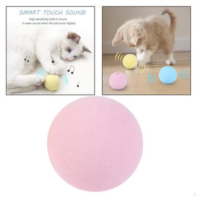 Cat Toys Interactive Ball Refillable Catnip Training Playing Pet Squeaky Supplies Products