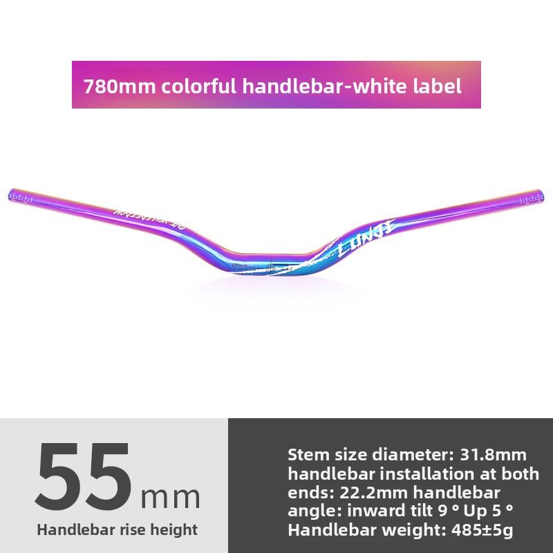 Mountain Bike Swallow Handle, Aluminum Alloy Handle 31.8 * 780mm25/55 Lifting Bicycle Handlebar