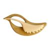Niche Design Cute Trendy Bird Bear Rabbit Animal Flower Wooden Brooch Clothing Accessory Fashion Jewelry Women Brooch