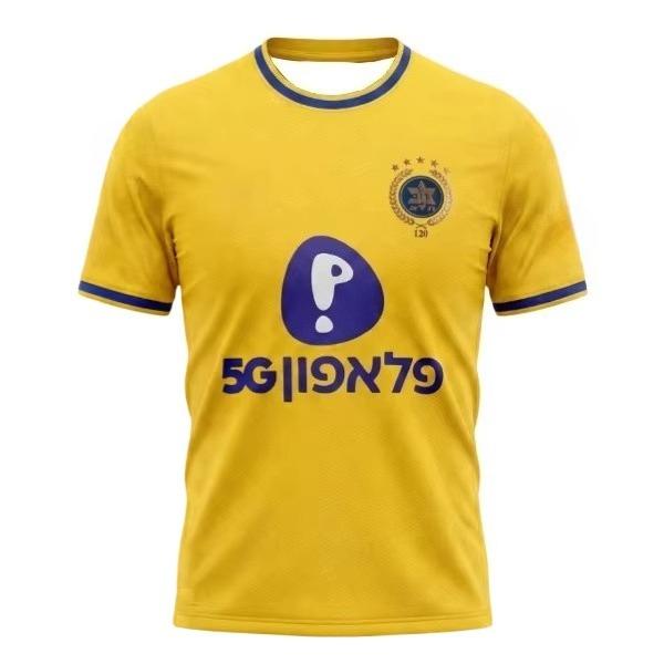 2026-27 Letní Potištěný Unisex Maccabi Tel Aviv Domácí Fotbalový Dres Sportovní Rychleschnoucí Prodyšné Tričko Ležérní Rodinné Dětské Tričko