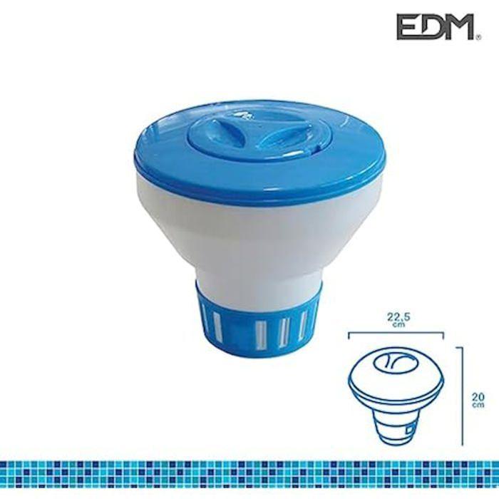 Distributeur De Cheminées Flottant - EDM - Modèle 81013 - Multicolore - D 22,5 X 20 Cm - Produits Chimiques