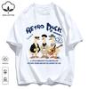 Retro Duck With Free Time T Shirt Unisex Fashion All-Match Basics Streetwear O-Neck Cotton Clothing Unisex Summer Loose Tee