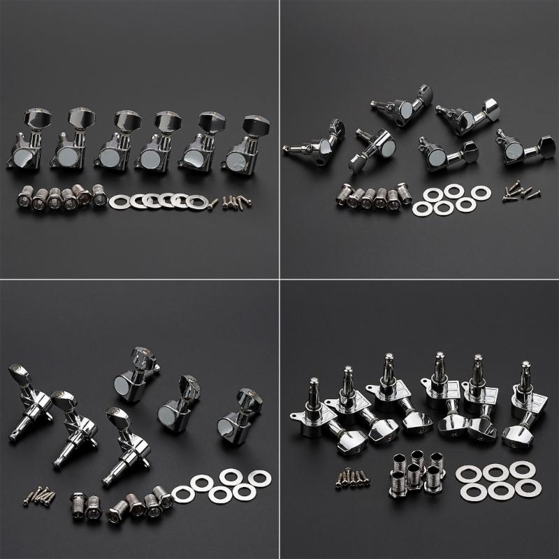 6Pcs Sealed Guitar Tunings Pegs Key Tuners Machine Head Knob Guitar Part