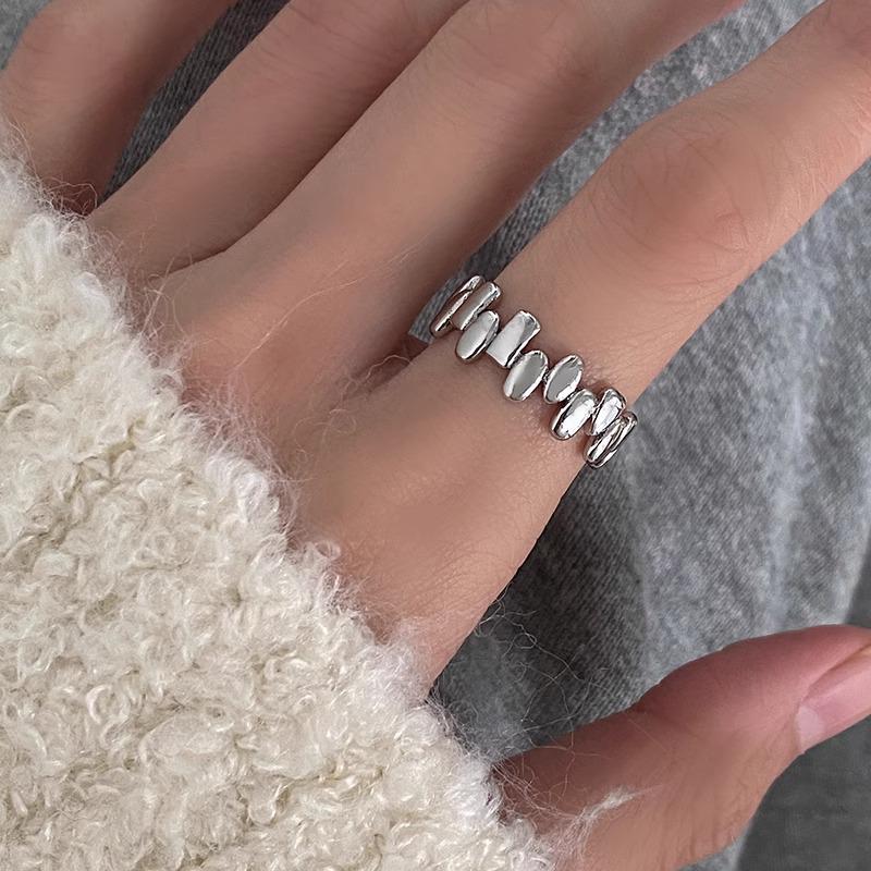 Nischen Geometrischer Offener Ring für Damen - Einzigartiges Design Zeigefinger Schmuck