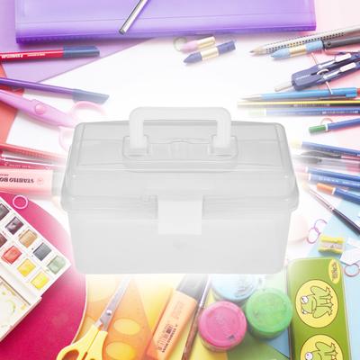 Przezroczyste plastikowe pudełko do przechowywania dzieł sztuki Akwarela Obraz olejny Materiały Uniwersalne etui Przenośne do