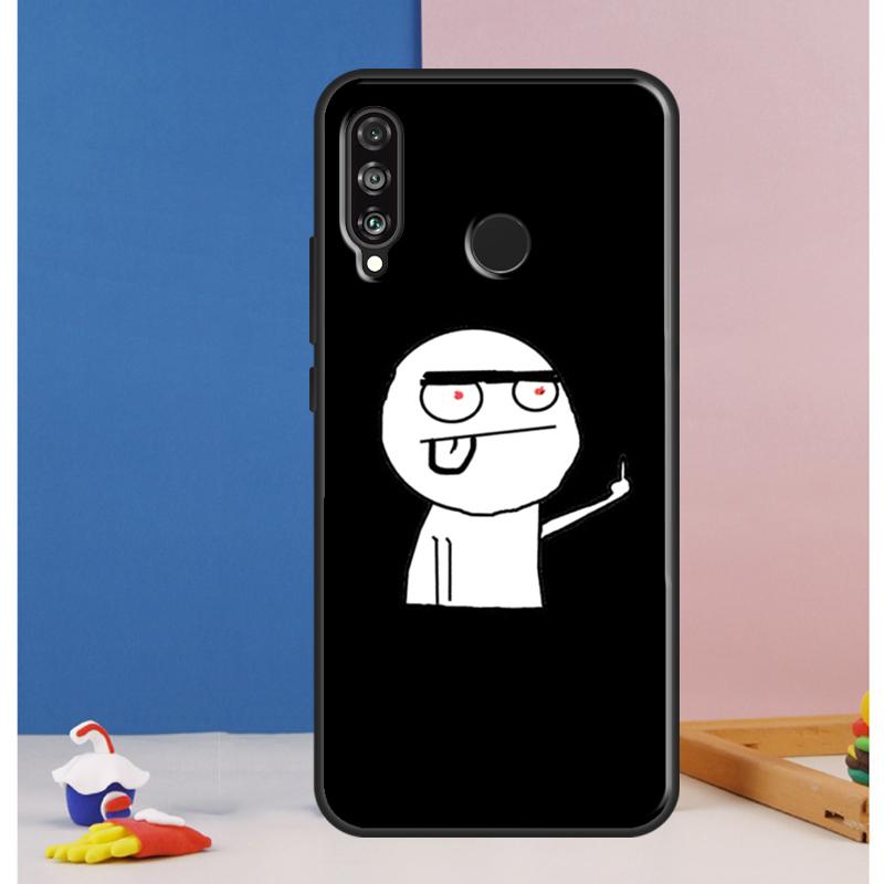 

Funny Man Middle Finger Case For Huawei Nova 10 9 SE 8i 11i 12i 12s Y60 Y61 Y70 Y90 Y72 Y73 Y91 P60 Pro P30 P40 Lite Huawei P30 Pro