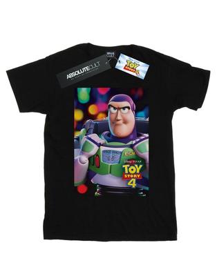 Camiseta masculina com pôster de Toy Story 4 Buzz Lightyear