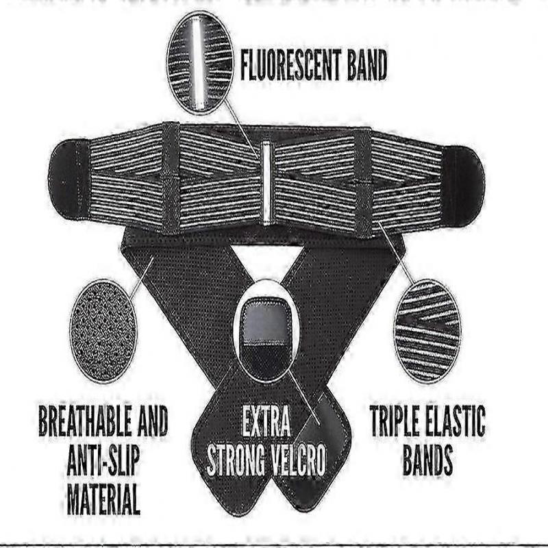 Compression Adjustable Sacroiliac Hip Waist Compression Belt, Lower Back Support Brace, Pain Relief For Sciatica