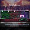 Waterproof Rainbow Backlit Gaming Keyboard & Mouse Set for Home or Office