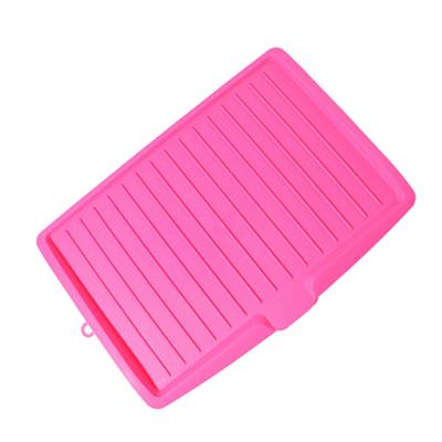 Plastic Dish Drainer Board Multipurpose Rectangular Design Space Saving Kitchen Draining Board Tray