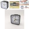 Stylish Silent Alarm Clock Home Bedside Table Clock Children's Study Room Clock Pearl