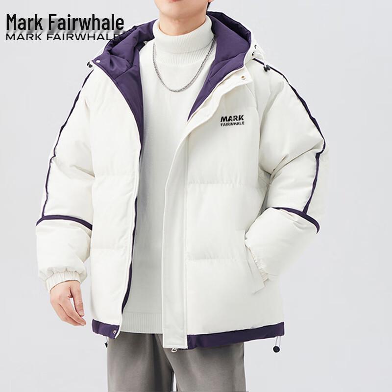 Mark Fairwhale Men's Thickened Hooded Puffer Jacket
