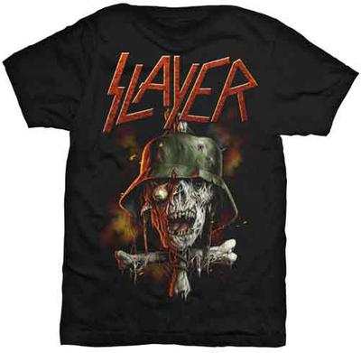 Slayer Soldier Cross Band Logo T Shirt