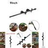 Versatile Garden Planting Auger Spiral Hole Drill Bit For Hassle-free Post Hole Digger
