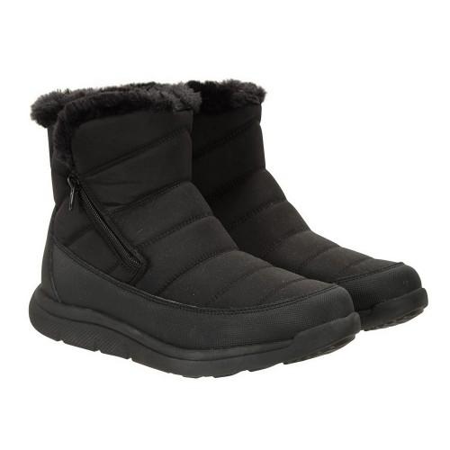 Mountain Warehouse Stivali da neve foderati in pile Boston da donna/donna 4 UK grigio