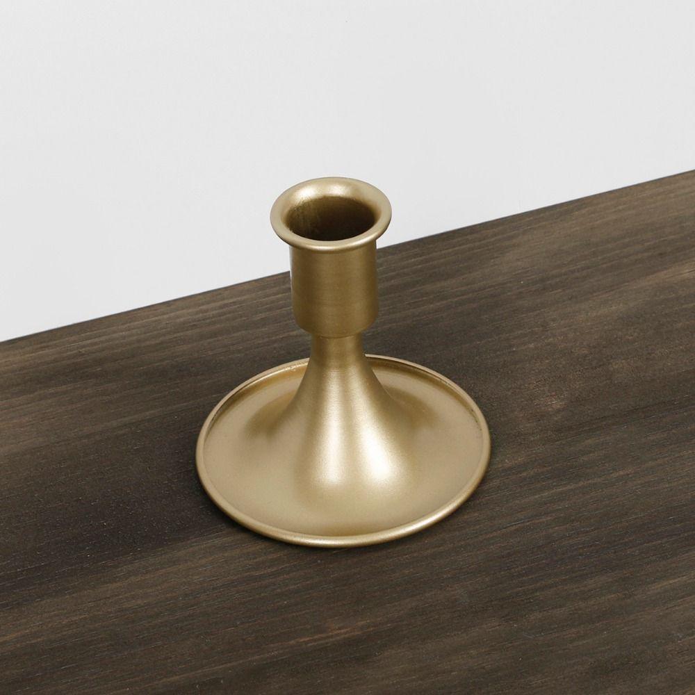 Handhold Taper Candle Stand Retro Vintage Candlestick Holder Kitchen Accessories