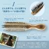 Kyogoku Hair Quality Improvement Paddle Luxury Massage Scalp Care Brush Brush, Brush, Comb, Anti-Static, Smooth, Quick-Drying (Ion Mini)