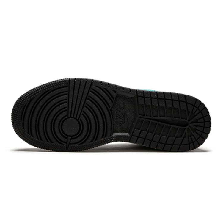 Jordan 1 Low Black Court Purple Turbo Green GS 553560-035