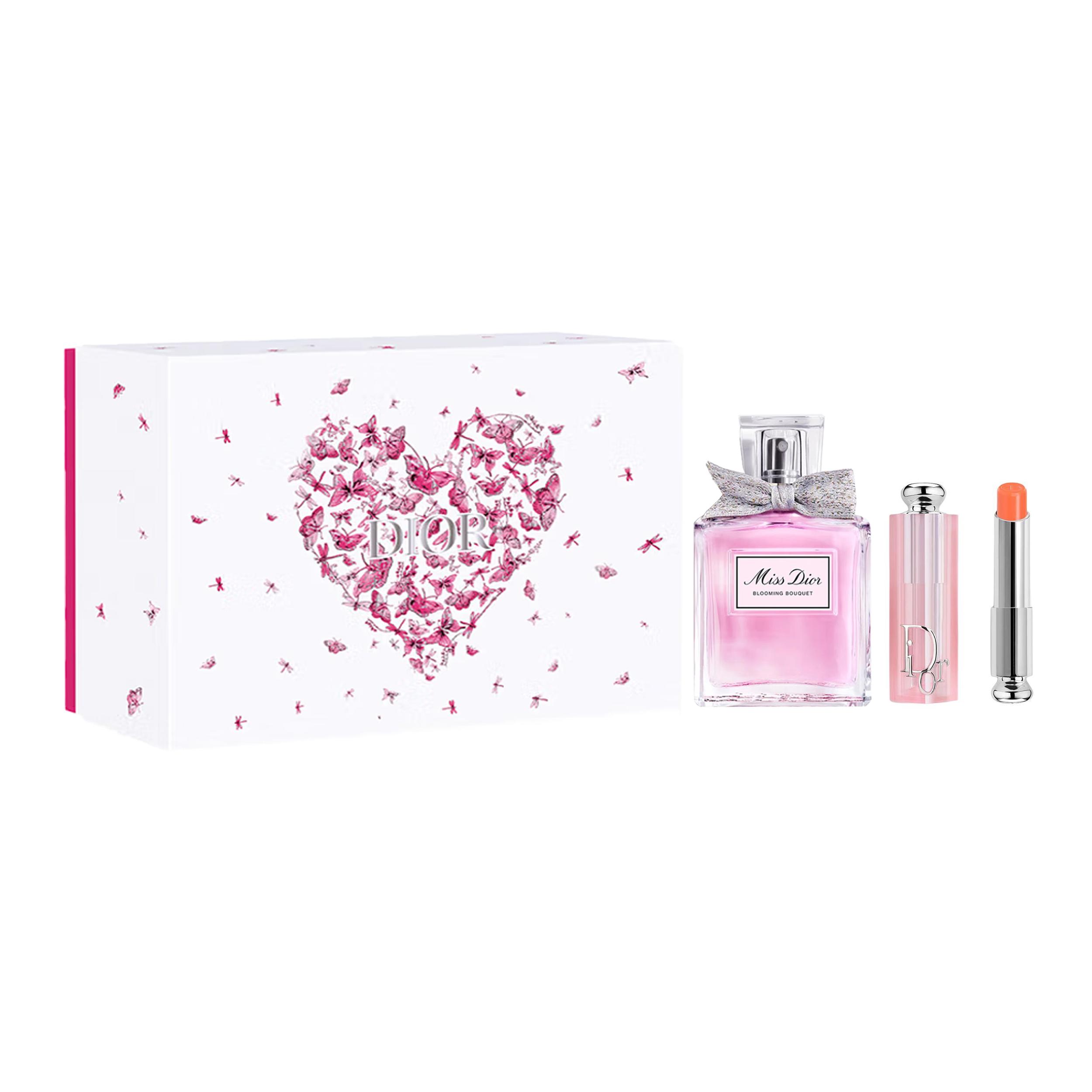 Dior Miss Dior Blooming Bouquet Eau de Toilette With Dior Addict Lip Glow Set 50ml Perfume+Lip Balm #004